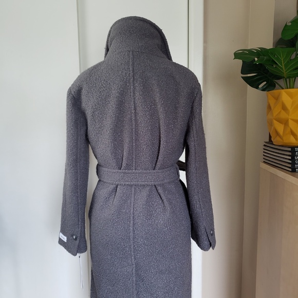 Calvin Klein Boucle Fleece Coat Size Small NEW! - Picture 8 of 15